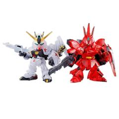SD高达 EX-Standard RX-93 ν 高达 MSN-04 沙扎比 透明色 套装-资料图