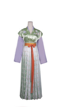 唐制褙子半臂汉服-资料图