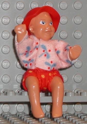 Scala Doll (Baby Thomas with Large Eyes Pattern with Clothes, Hat)