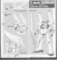 1/100 HG V高达系列 LM312V04+SD-VB03A V-Dash高达-资料图