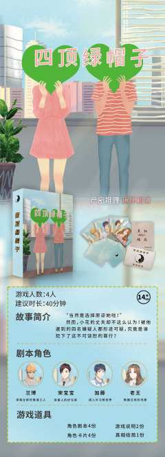 四顶绿帽子-资料图