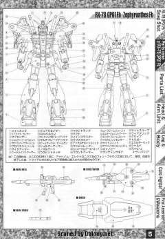 MG RX-78GP01-Fb 高达试做1号机全方位推进型“玉帘”-资料图