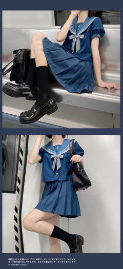 泡泡袖水手服-资料图