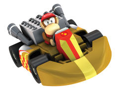 K'NEX Mario Kart Building Set 迪迪金刚 玛丽奥 Mario and Diddy Kong Fire Challenge-资料图