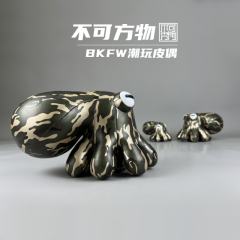 “抓钱手”八爪鱼招财章鱼皮质公仔-超大号-资料图