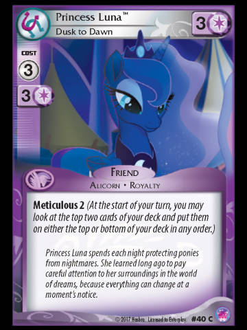 Princess Luna, Dusk to Dawn