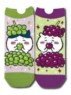 吉伊&小八-山梨限定葡萄袜子