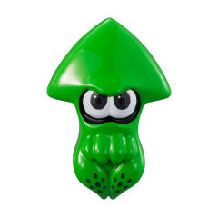 Splatoon 2 Squid Curling Mascot 墨灵 Neon Green