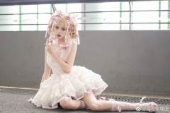 丝缎芭蕾 爱心狗短JSK-资料图