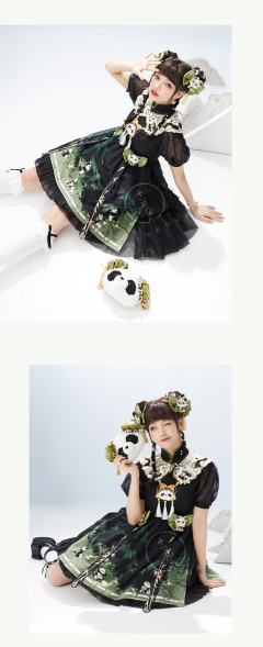 熊猫竹林·绣花包-资料图