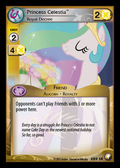 Princess Celestia, Royal Decree