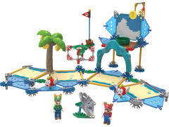K'NEX Super Mario Building Set 路易基 玛丽奥 飞鱼 Beach-资料图