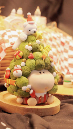 西兰花圣诞树-资料图