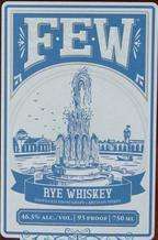 FEW Rye Whiskey黑麦威士忌-资料图