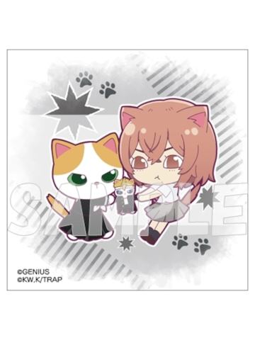 橘日向-暴走猫联动Q版帆布画