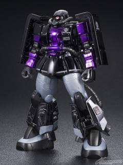 HGGTO MS-06R-1A 高机动型扎古Ⅱ 黑色三连星 限定金属质感版-资料图