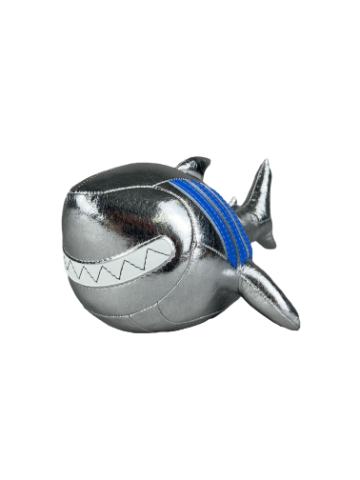 银色鲨鱼皮质公仔