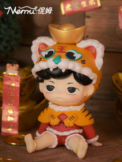 虎年抱财-坐姿小老虎