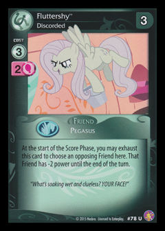 Fluttershy, Discorded