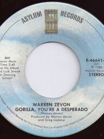 Gorilla, You're A Desperado / Jungle Work