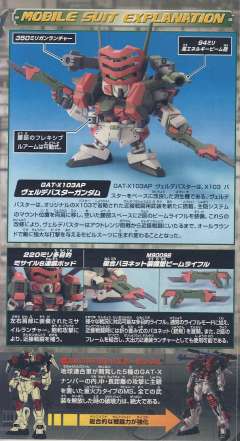 SD高达 BB战士 GAT-X103AP 翠绿暴风高达-资料图
