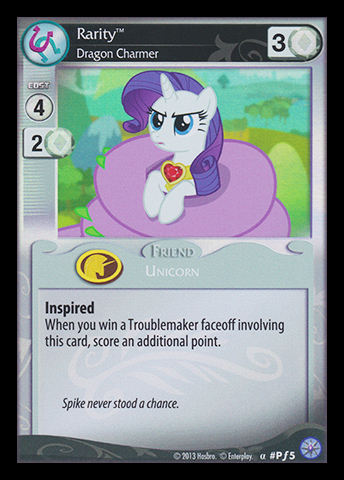 Rarity, Dragon Charmer