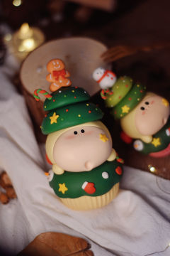 圣诞树马芬杯蛋糕