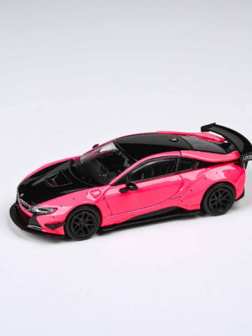 Liberty Walk BMW i8 Hot Pink w/ Black Accent