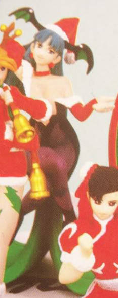 Capcom Character Christmas Santa Girl Figure 莫莉卡·安斯兰特 