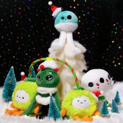 外星小绿人圣诞套装