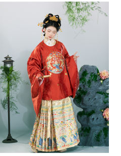 大襟补服-狮狮如意-资料图
