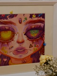 签名限量版画1-资料图