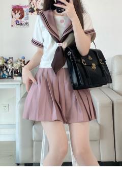 基础款校供感短袖夏服套装-资料图