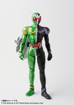 SHF 真骨雕 假面骑士W Cyclone Joker-资料图