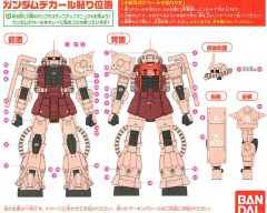 Mega Size MS-06S 指挥官用型扎古II 夏亚・阿兹纳布尔机-资料图