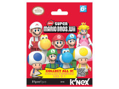 K'NEX Super Mario Mystery Figure Bags Series 1 奇诺比奥 Blue-资料图