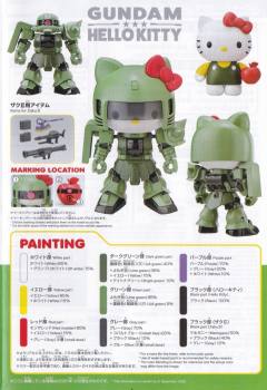 SD CS 凯蒂猫 扎古II 透明版-资料图