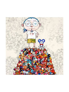 我和 Mr. DOB版画