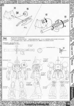 MG MS-05B 扎古Ⅰ 兰巴拉尔 专用机-资料图