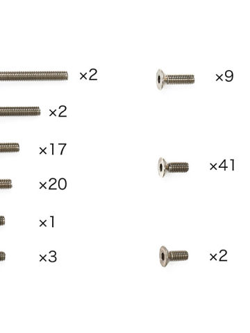 RC部件（特別企画） RC配件系列 TB05 钛螺丝套装