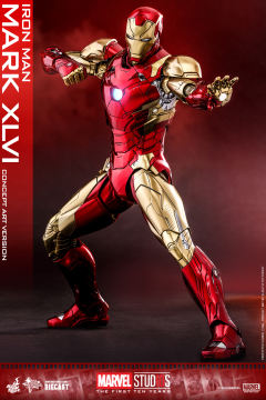 1:6比例合金珍藏人偶 钢铁侠Mark 46 概念版-资料图