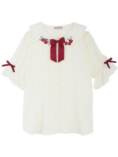 Axes Femme Kawaii - Berry Picnic Blouse-资料图