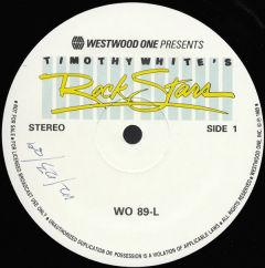 Timothy White's Rock Stars - Eric Patrick Clapton (Show # WO 89-L)