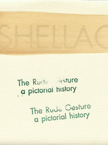 The Rude Gesture (A Pictorial History)