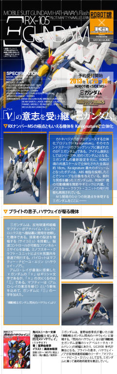 ROBOT魂 RX-105 柯西 Ξ 高达-资料图