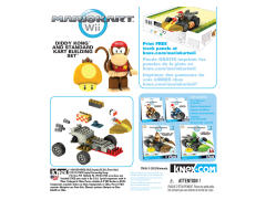 K'NEX Mario Kart Building Set 迪迪金刚 Diddy Kong and Standard Kart-资料图