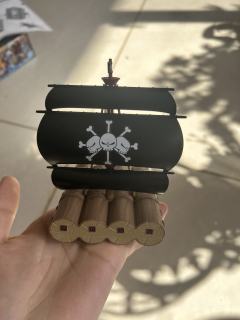 One Piece Grand Ship Collection 黑胡子木阀船-资料图