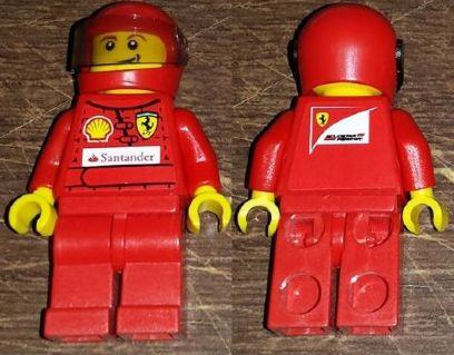 F1 Ferrari Pit Crew Tire Carrier - with Torso Stickers