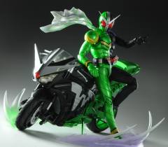 SHF 真骨雕 假面骑士W Cyclone Joker-资料图
