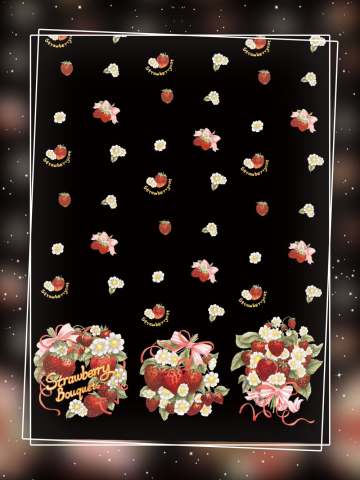 草莓花束